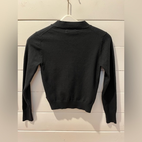 Urban Outfitters Black Cropped Cardigan – Turquoise Buttons, Size S - Picture 8 of 8